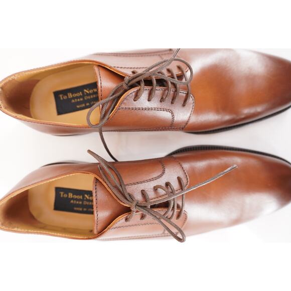 To Boot New York Bellaire Derby Oxford Dress Shoe Size 9 Burnished Brown $395 - Picture 6 of 10